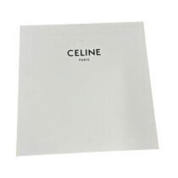 Celine Triomphe Bag Tan Textile Calf Leather - Picture 10 of 11